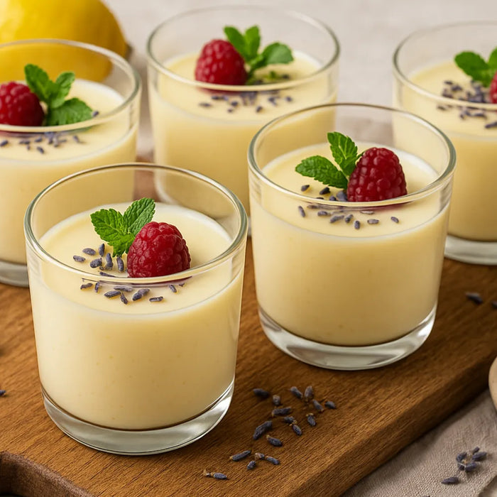 Lavender Lemon Cream Pots