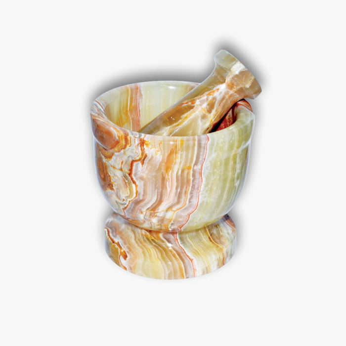 Golden Dusk Mortar & Pestle